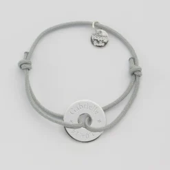 Online HappyBulle Bracelet enfant personnalisé médaille gravée argent cible 16 mm Argent rhodié 925