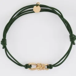 HappyBulle Bracelet homme cordon double 