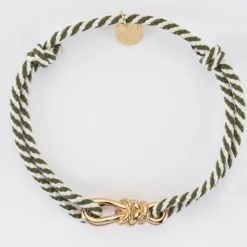 HappyBulle Bracelet homme cordon marin tressé "Le lien" plaqué or - x Lilylovesfashion Plaqué or 18k