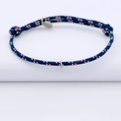 Best HappyBulle Bracelet homme personnalisé cordage marin collection Chapitre argent - à composer Argent rhodié 925