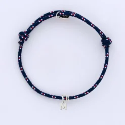 Best HappyBulle Bracelet homme personnalisé cordage marin collection Chapitre argent - à composer Argent rhodié 925