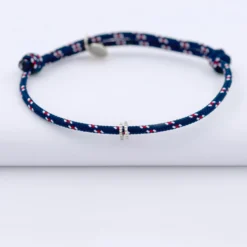 Best HappyBulle Bracelet homme personnalisé cordage marin collection Chapitre argent - à composer Argent rhodié 925
