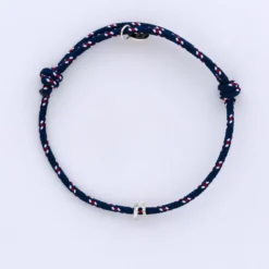 Best HappyBulle Bracelet homme personnalisé cordage marin collection Chapitre argent - à composer Argent rhodié 925