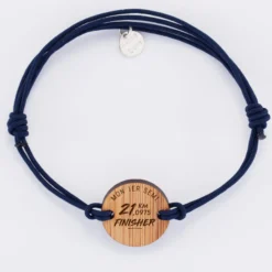 Sale HappyBulle Bracelet homme personnalisé médaille gravée ronde 21 mm - Edition spéciale 