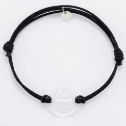Sale HappyBulle Bracelet homme personnalisé médaille gravée ronde 21 mm - Edition spéciale 