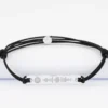 Discount HappyBulle Bracelet homme personnalisé Spotify cordon doublé médaille gravée argent plaque 42x8 mm