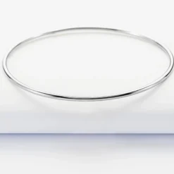 Outlet HappyBulle Bracelet jonc argent Argent rhodié 925