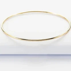 Sale HappyBulle Bracelet jonc plaqué or Plaqué or 18k
