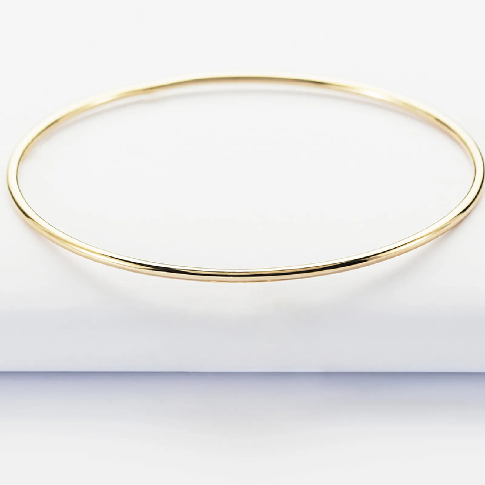 Sale HappyBulle Bracelet jonc plaqué or Plaqué or 18k