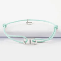 Online HappyBulle Bracelet maille marine argent 15,4x9 mm Argent rhodié 925
