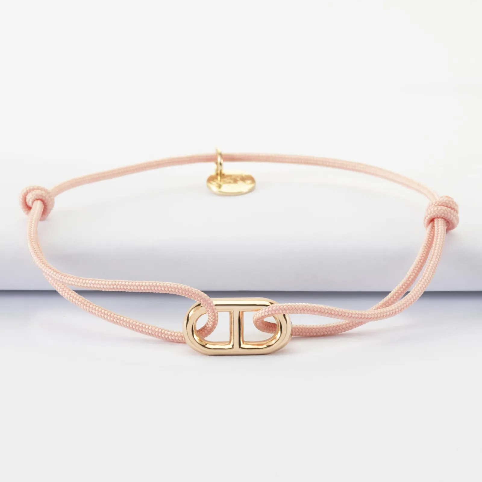 Hot HappyBulle Bracelet maille marine plaqué or 15,4x9 mm Plaqué or 18k