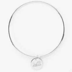 Online HappyBulle Bracelet Mariée personnalisé jonc argent médaille gravée 15 mm Argent rhodié 925
