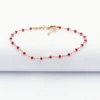 Best HappyBulle Bracelet perles colorées plaqué or