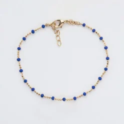 Best HappyBulle Bracelet perles colorées plaqué or