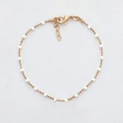Best HappyBulle Bracelet perles colorées plaqué or
