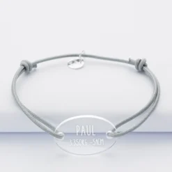 Online HappyBulle Bracelet personnalisé médaille gravée ovale 25x17 mm Acrylique