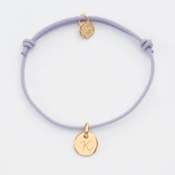Best HappyBulle Bracelet personnalisé médaille gravée plaqué or 10 mm Plaqué or 18k
