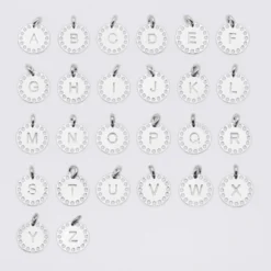 Hot HappyBulle Bracelet 3 tours Liberty personnalisé médaille lettre initiale dentelle argent 14 mm