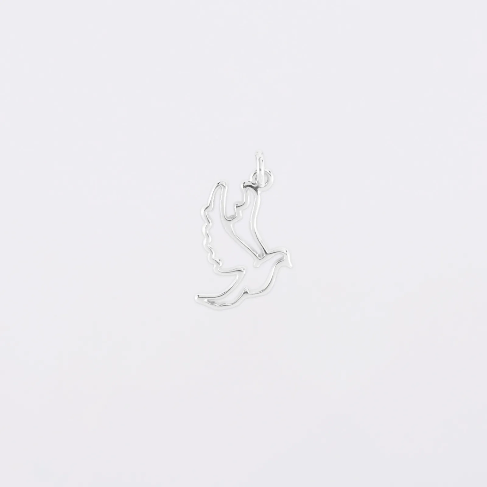 Discount HappyBulle Breloque colombe argent 18 mm Argent rhodié 925