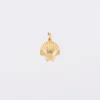 New HappyBulle Breloque coquillage coque plaqué or 13 mm