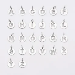 Outlet HappyBulle Breloque lettre initiale évidée argent 11 mm