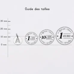 Outlet HappyBulle Breloque lettre initiale évidée argent 11 mm