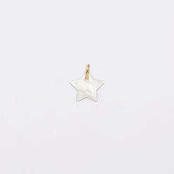 Discount HappyBulle Breloque nacre plaqué or 10 mm Plaqué or 18k