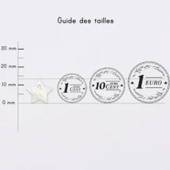 Discount HappyBulle Breloque nacre plaqué or 10 mm Plaqué or 18k