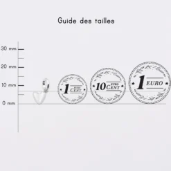 Hot HappyBulle Breloque petit coeur bombé argent 7 mm - x Atelier Wagram Argent rhodié 925