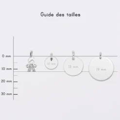 Hot HappyBulle Breloque petit garçon scintillant argent 12 mm Argent rhodié 925