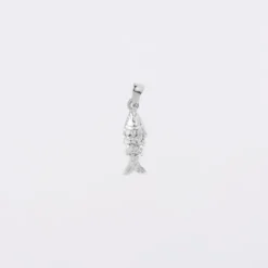 Hot HappyBulle Breloque poisson articulé argent 15 mm Argent rhodié 925