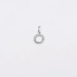 Discount HappyBulle Breloque soleil ouvert argent 10 mm Argent rhodié 925