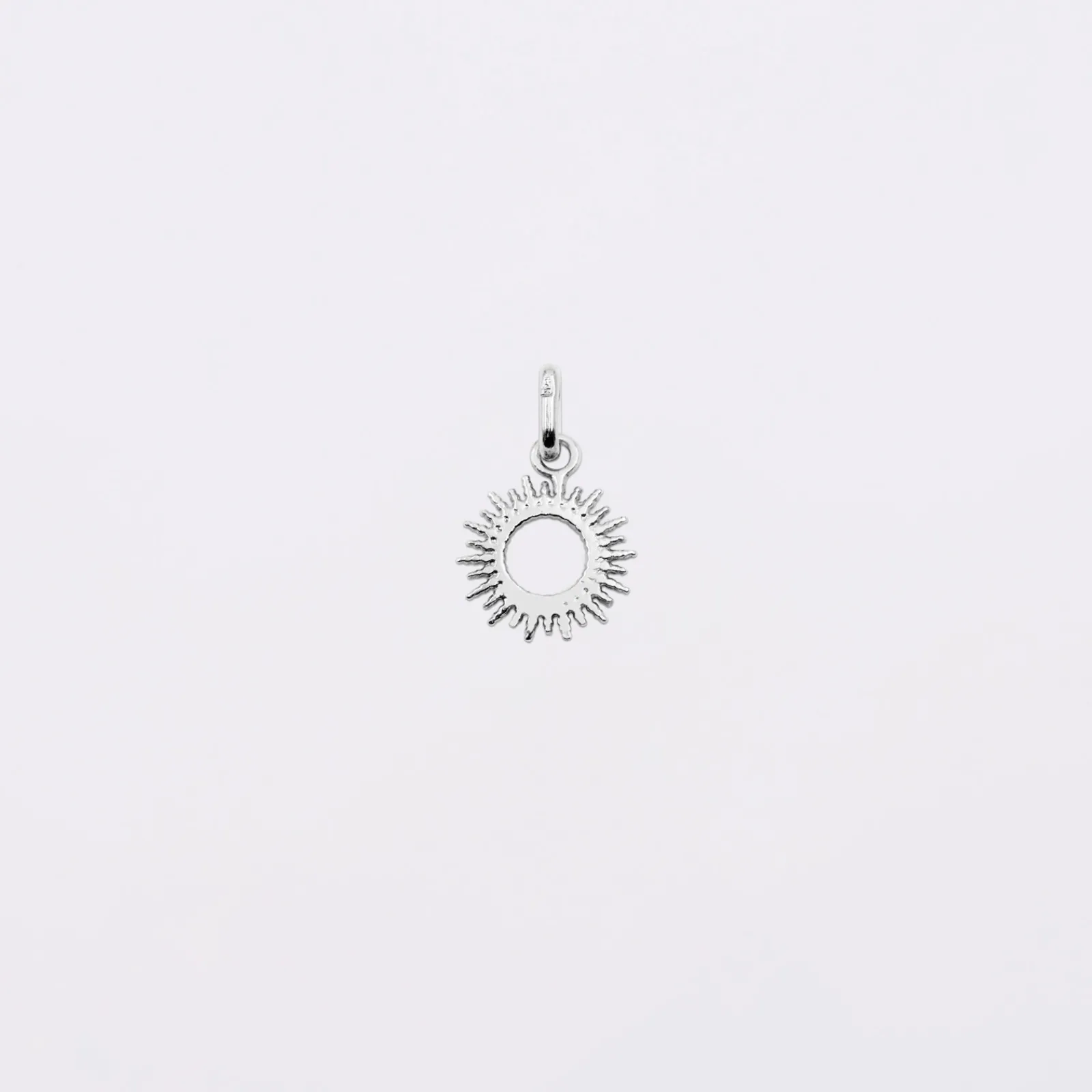 Discount HappyBulle Breloque soleil ouvert argent 10 mm Argent rhodié 925