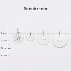 Hot HappyBulle Breloque soleil scintillant argent 14 mm Argent rhodié 925