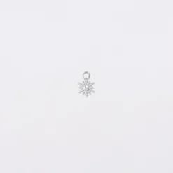 Clearance HappyBulle Breloque étoile brillante argent 6 mm Argent rhodié 925
