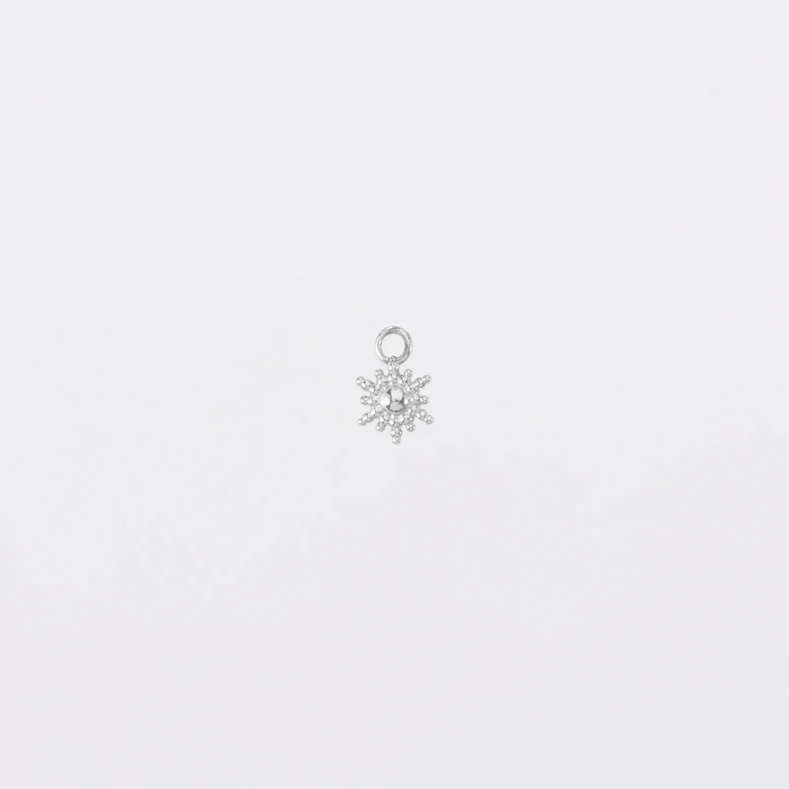 Clearance HappyBulle Breloque étoile brillante argent 6 mm Argent rhodié 925