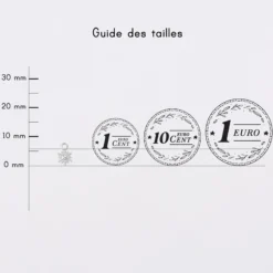 Clearance HappyBulle Breloque étoile brillante argent 6 mm Argent rhodié 925