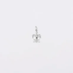 HappyBulle Breloque tortue argent 10 mm