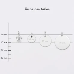 HappyBulle Breloque tortue argent 10 mm
