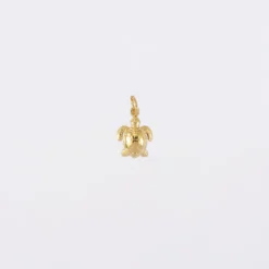 Outlet HappyBulle Breloque tortue plaqué or 10 mm