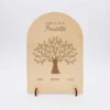 Sale HappyBulle Cadre Arbre de vie personnalisé bois gravé 10x15 cm