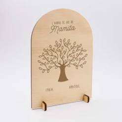 Sale HappyBulle Cadre Arbre de vie personnalisé bois gravé 10x15 cm