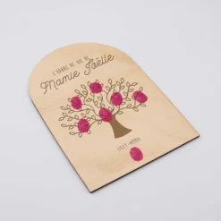 Sale HappyBulle Cadre Arbre de vie personnalisé bois gravé 10x15 cm