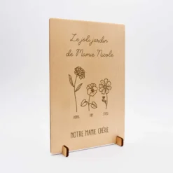 Best HappyBulle Cadre personnalisé bois gravé 15x10 cm avec support - édition spéciale 