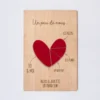 Hot HappyBulle Cadre personnalisé bois gravé 15x10 cm avec support - édition spéciale "Un peu de nous"
