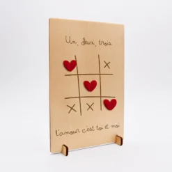 Sale HappyBulle Cadre personnalisé bois gravé 15x10 cm avec support - édition spéciale 