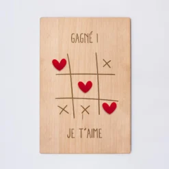 Sale HappyBulle Cadre personnalisé bois gravé 15x10 cm avec support - édition spéciale 