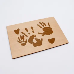 Online HappyBulle Cadre personnalisé bois gravé 15x10 cm avec support