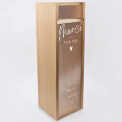 Online HappyBulle Caisse de champagne bois couvercle gravé - Edition spéciale 