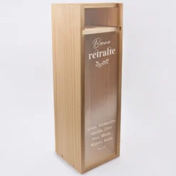 Online HappyBulle Caisse de champagne bois couvercle gravé - Edition spéciale 